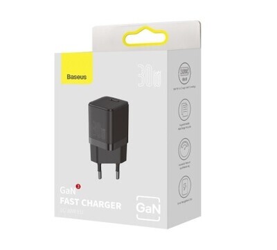   Baseus  c   GaN3 USB-C, 3A, 30W  (,  2)
