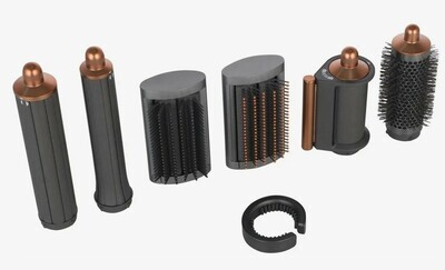  Dyson  Airwrap complete long HS05 HK bright nickel/bright copper (,  3)