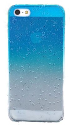 Защита корпуса SGP Прозрачный пластиковый чехол fashion waterdrop back для Apple iPhone 5 (5S) Blue (вид 1) Защита корпуса SGP Прозрачный пластиковый чехол fashion waterdrop back для Apple iPhone 5 (5S) Blue (фото, вид 1)