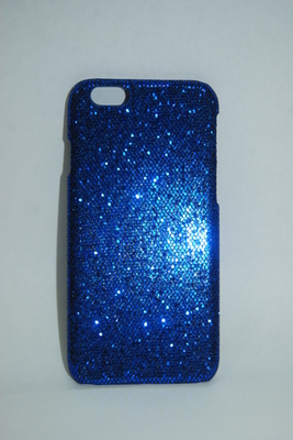 Защита корпуса SGP Пластиковая накладка для Iphone 6/6S Fashion в блестках синий