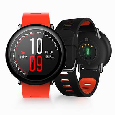 Умные часы Xiaomi amazfit pace Black/Red (фото)