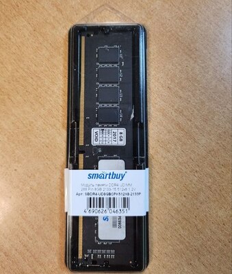  Smartbuy DDR4 SBDR4-UD8GBSPK512X8-2133P