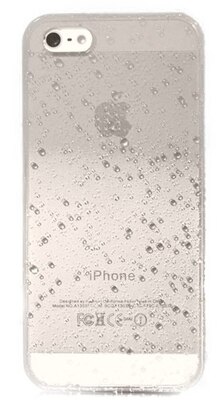 Защита корпуса SGP Прозрачный пластиковый чехол fashion waterdrop back для Apple iPhone 5 (5S) White
