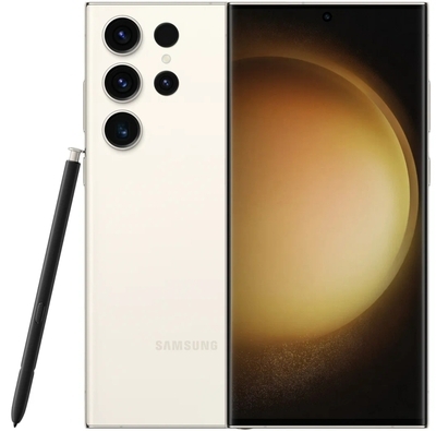Смартфон Samsung Galaxy S23 Ultra 12/256 ГБ; Dual: 2 nano SIM (SM-S9180) кремовый