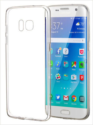 Защита корпуса imak силиконовый чехол для Samsung Galaxy S7 Edge прозрачный