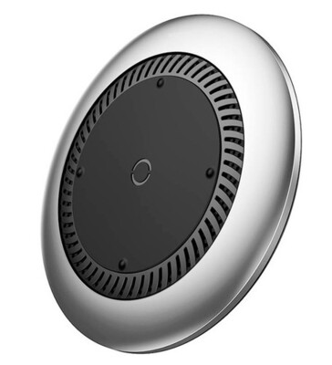   Baseus  / 10 Whirlwind Desktop Wireless Charger (CCALL-XU0S) Silver ()