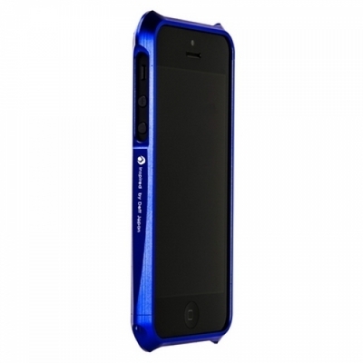 Защита корпуса CLEAVE Бампер алюминиевый для iPhone 5/5S синий