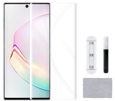 Защита экрана Curved Защитное стекло с ультрафиолетом для Samsung Galaxy S20