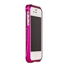 Защита корпуса CLEAVE Бампер алюминиевый для iPhone 5/5S розовый