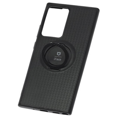 Защита корпуса iface силиконовая накладка с держателем для Galaxy Note 20 ultra черный