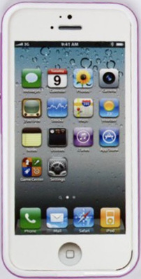 Защита корпуса SZLF Пластиковая накладка для iPhone 5/5s белый
