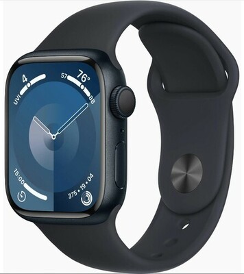   Apple Watch Series 9 45  Aluminium Case, M/L midnight Sport Band