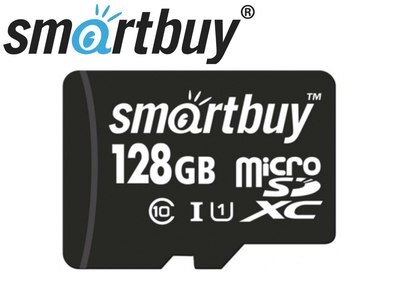  - Smartbuy microSDXC Class 10 UHS-I U1 + SD adapter 128 GB, : 80 MB/s,   SD