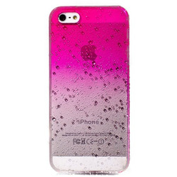 Защита корпуса SGP Прозрачный пластиковый чехол fashion waterdrop back для Apple iPhone 5 (5S) Pink