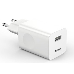 Зарядные устройства Baseus СЗУ c быстрой зарядкой Super Si Quick charger USB (3A/24W White
