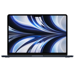 Ноутбук Apple MacBook Air 13 2022 2560x1664, Apple M2, RAM 8 ГБ, LPDDR5, SSD 512 ГБ, Apple graphics 10-core, macOS, MLY43, английская раскладка полуночный