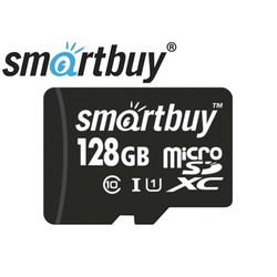  - Smartbuy microSDXC Class 10 UHS-I U1 + SD adapter 128 GB, : 80 MB/s,   SD